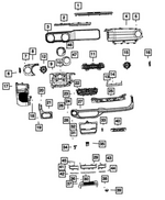 7FU631DQAB - : Instrument Panel Bezel for Mopar Image