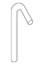 9007515058 - Electrical: Washer Hose for Lexus: CT200h, GX460, IS250, IS350, RC F, RX350, RX450h Image