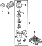 21905237X - Electrical: Distributor Assembly for Volkswagen Image
