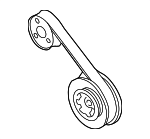 77121031B - Cooling System: Fan Pulley for Audi Image