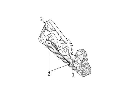 Belts & Pulleys for 2002 Audi S6 #0