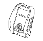 92293177 - Body: Seat Back Pad for Chevrolet: Caprice Image