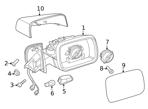 Mirrors for 2012 Land Rover LR2 #0