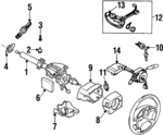 34351PA000 - : Knee Bolster for Subaru: SVX Image