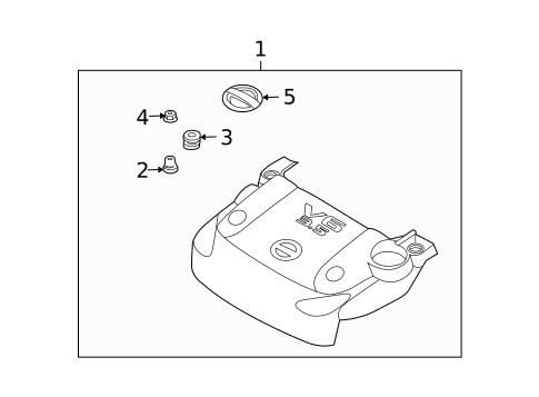 Engine Appearance Cover for 2007 Nissan 350Z #0