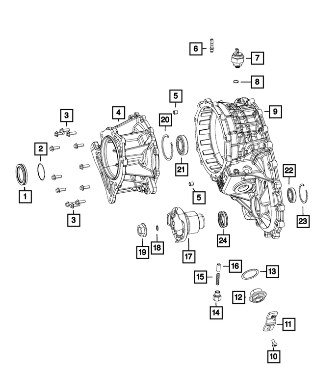 5093608AB - MP1622C; Transfer Case: Transfer Case Bolt for Mopar Image