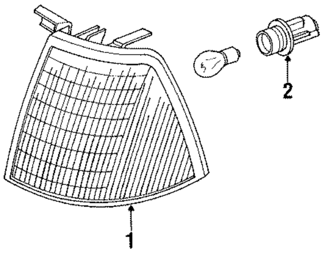 893941625 - Electrical: Marker Lamp for Audi Image