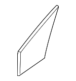 KT1Z6121412A - : 2019-2023 Ford Transit Connect - Vent Glass for Ford: Transit Connect Image