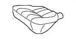 HLF105220AAT - Body: Seat Cushion for Land-Rover Image