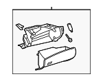 5530348150C0 - : Glove Box Assembly for Toyota: Highlander Image