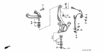 90363SF1000 - Chassis: NUT, CASTLE (12MM) for Honda Image