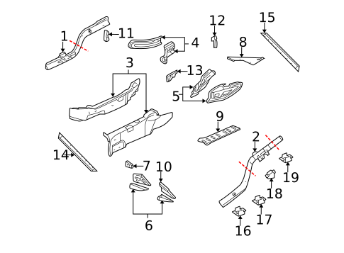 Frame & Components for 1997 Chevrolet Corvette #0