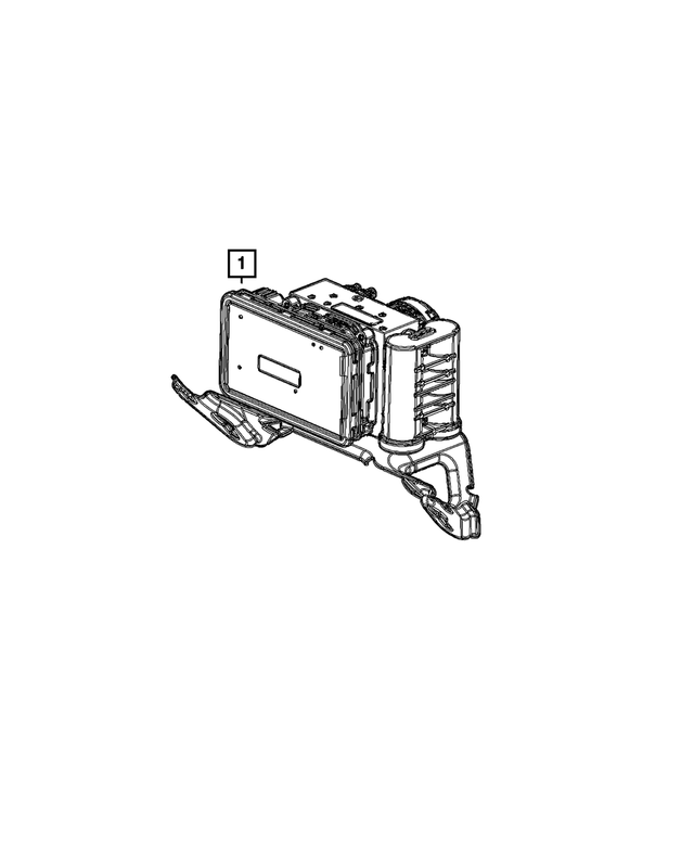 68741485AA - Electrical: Air Suspension Compressor Assembly for Mopar Image