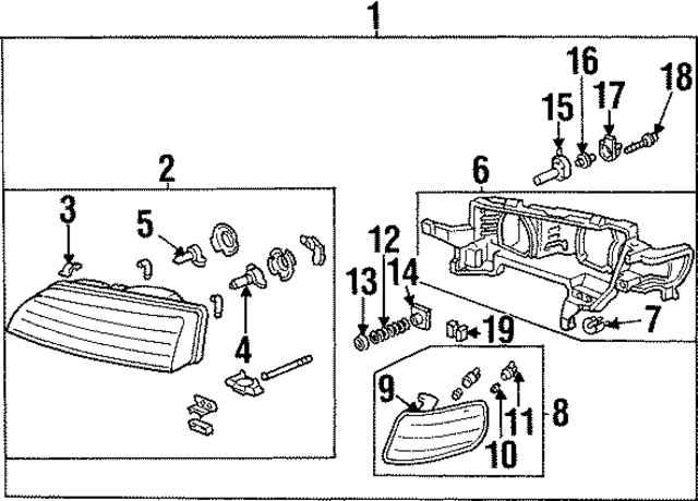 33111SM4A01 - : Adjust Holder Nut for Honda Image