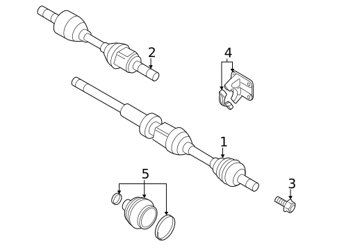 Drive Axles for 2017 Volvo S60 Cross Country #0