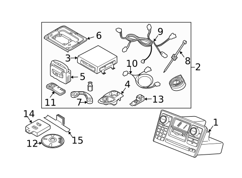 Navigation System Components for 2014 Volvo XC90 #0