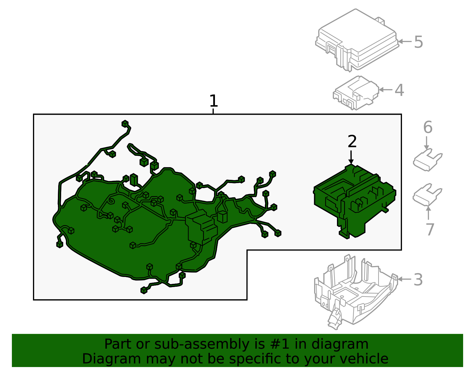 91210K5241 20222024 Hyundai Santa Cruz Engine Harness Conicelli