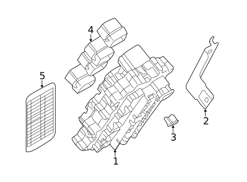 Fuse & Relay for 2009 Nissan Murano #1