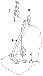 8684540U20 - : Lap &amp; Shoulder Belt for Nissan: Maxima Image