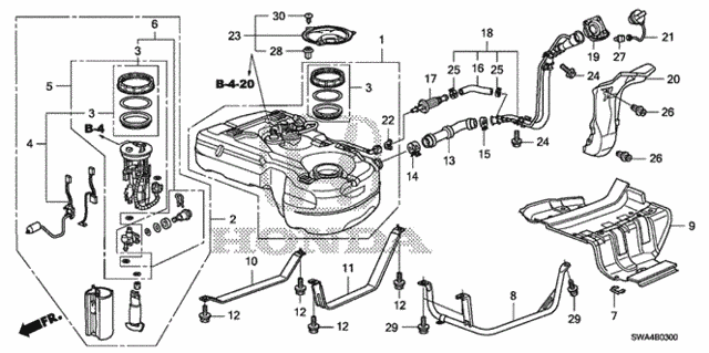Fuel Tank (KA) (KC) for 2008 Honda CR-V #0