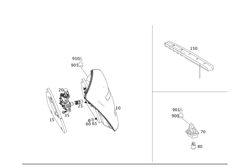 Rear Illumination for 2011 Mercedes-Benz S550 #0