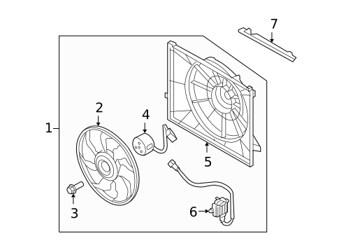 Cooling Fan for 2010 Hyundai Santa Fe #0