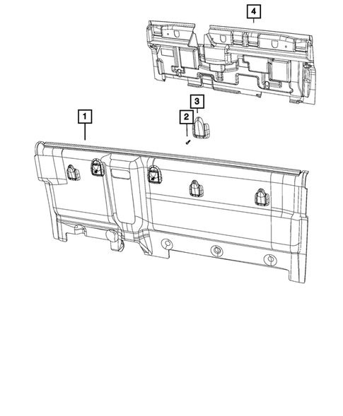 Panels - Moldings - Scuff Plates, Pillar, Cowl, 1/4 Panel Trim and Cargo Covers for 2021 Ram 2500 #4