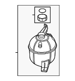 25430CZ000 - Cooling System: Reservoir Assembly for Kia: Sportage Image