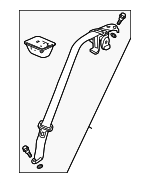 4824TGVA00ZA - : Lap &amp; Shoulder Belt for Acura Image