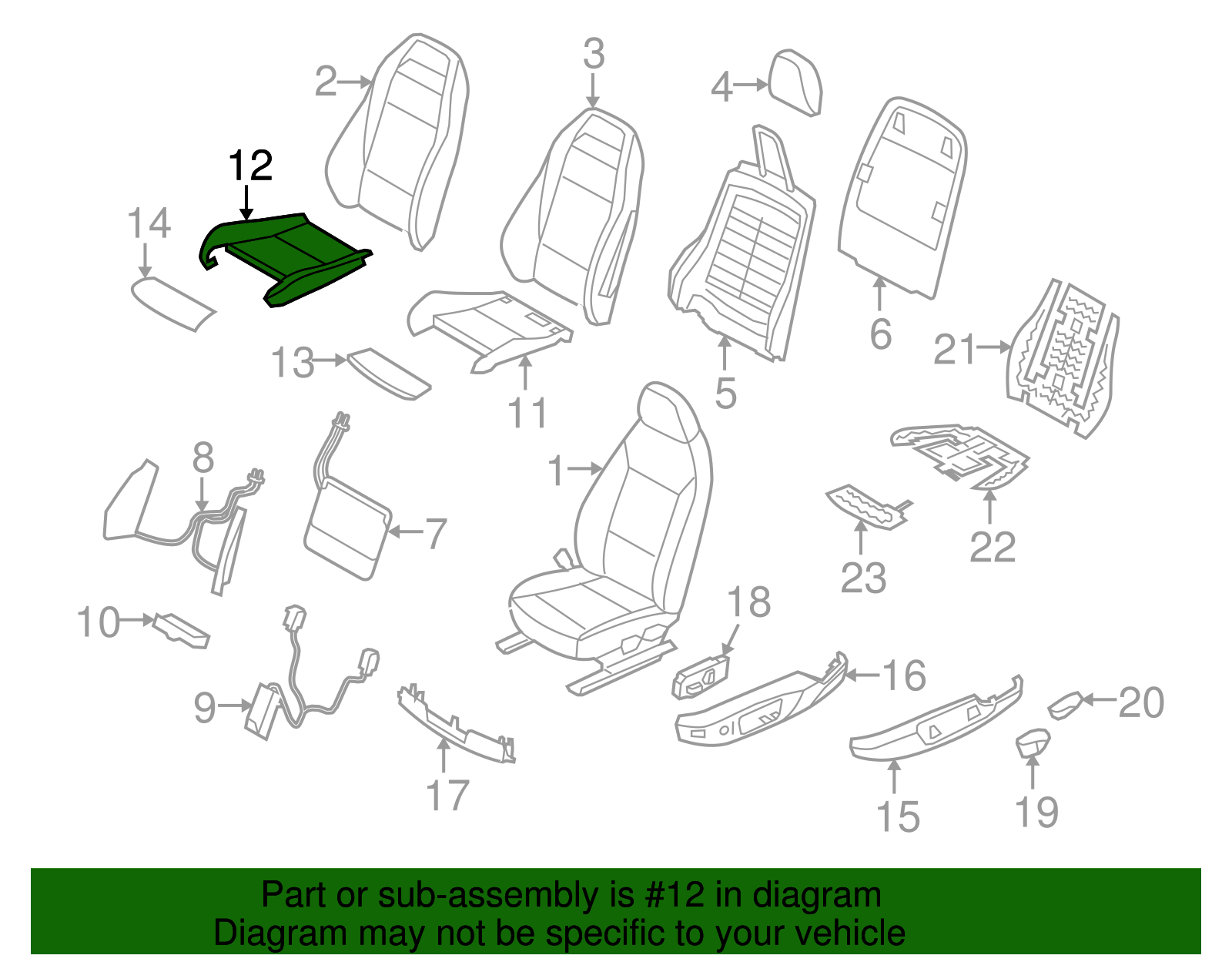 Cushion Cover - BMW (52-10-7-213-946)