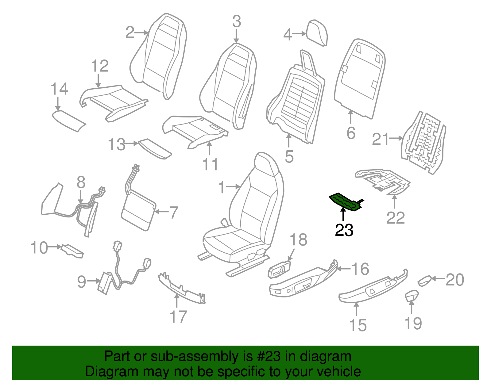 Seat Cushion Heater - BMW (52-10-7-216-206)