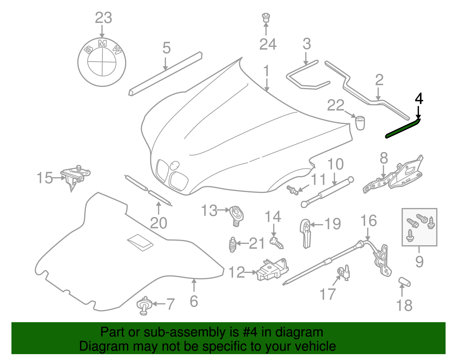 Rear Seal - BMW (51718398531)