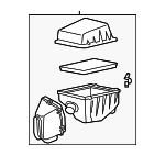 165008J010 - : Air Cleaner Assembly for Nissan: Altima, Maxima, Quest Image