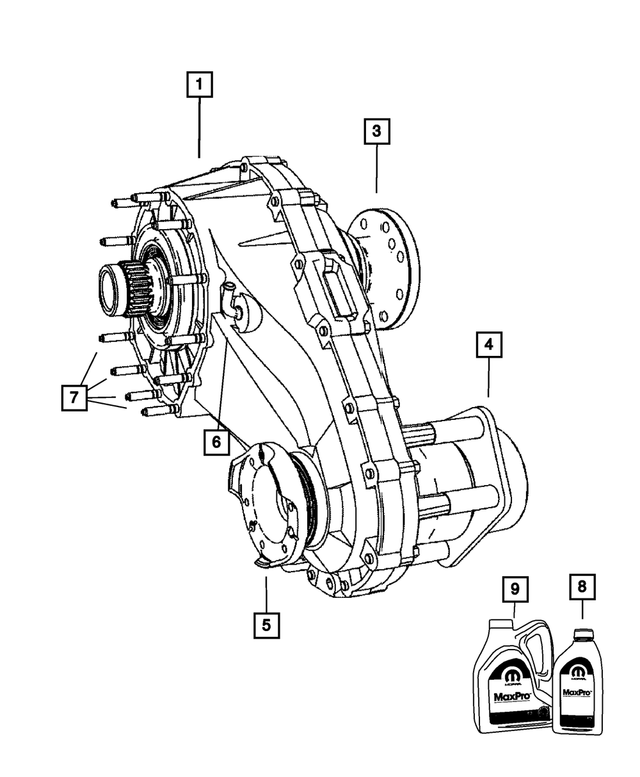 52105928AC - NV140; or MP140; Transfer Case: Nvg140 Transfer Case for Mopar Image