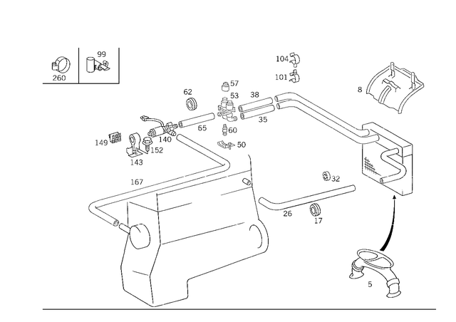 1248322314 - Heating and Ventilation: Holder for Mercedes-Benz Image image