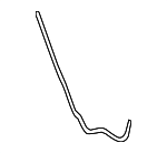 95857203700 - Body: Dash Shield Gasket for Porsche: Cayenne Image