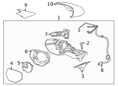 Mirrors for 2022 Chevrolet Corvette #0