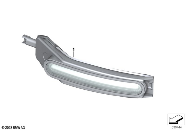 63138557271 - Lights: Led Turn Signal Hand Guard -  for BMW-Motorrad Image