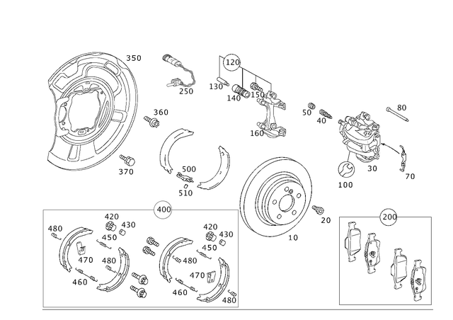 2304232120 - : Protective Metal Sheet for Mercedes-Benz: SL65 AMG Image