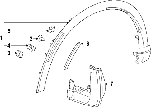 Exterior Trim - Fender for 2024 Honda CR-V #0
