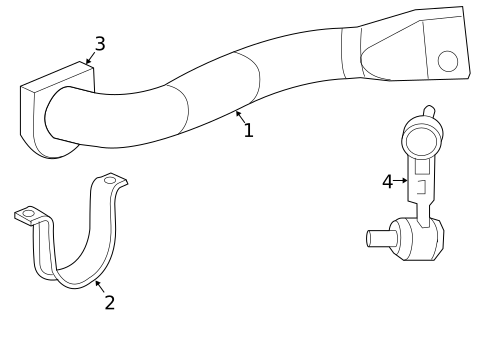 Stabilizer Bar & Components for 2005 Chevrolet SSR #1