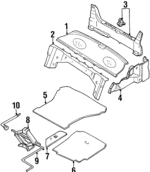 F7CZ5446668AAC - Body: Package Tray for Ford Image
