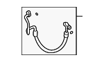 80315SDNA01 - HVAC: Discharge Hose for Honda: Accord Image