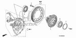 41100RAS000 - Transmission - Manual: DIFFERENTIAL for Honda Image