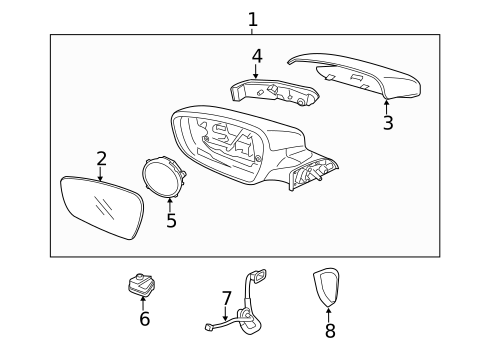 Outside Mirrors for 2017 Kia Forte #0