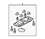 83255SCVA04ZC - : Roof Console for Honda: Element Image