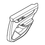 T2H52155 - : Door Trim Panel for Jaguar: XF Image