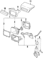 33210SB0003 - Electrical: Actuator Motor for Honda: Prelude Image