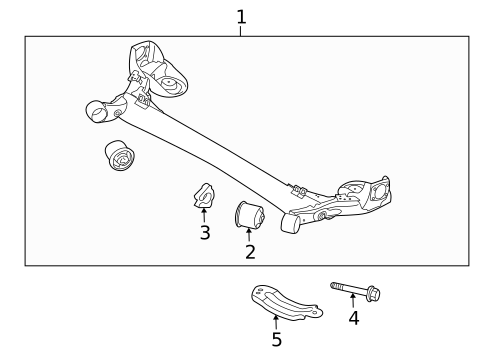 Rear Suspension for 2013 Kia Forte #1