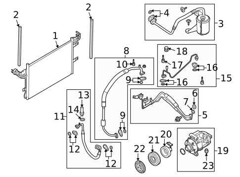 Hoses & Pipes for 2009 Ford Flex #0